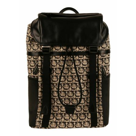 Salvatore Ferragamo Rugzaks , Bruin , Heren , Maat: ONE Size Rugzakken