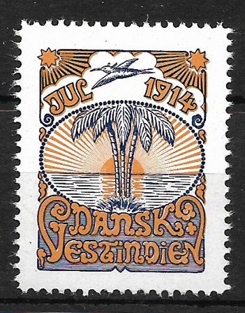 Dansk Vestindien - AFA jul 1914 - Postfrisk