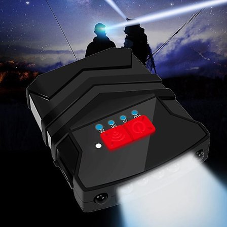 LED Pannlampa Klämma på Keps Vattentät Belysning för Utomhuscykling Nattfiske