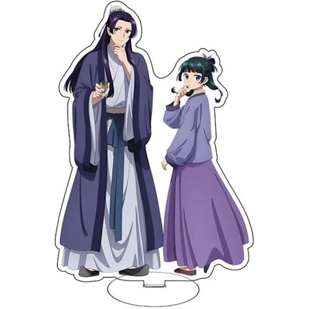 Maomao Figur Anime Apothecary Diaries Merch Jinshi Figur Akryl Stand Skrivebords Ornament