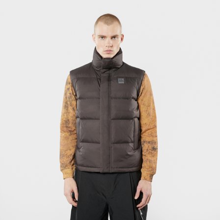 66 North men's Dyngja Down Vest Jackets & Coats - Licorice - XL