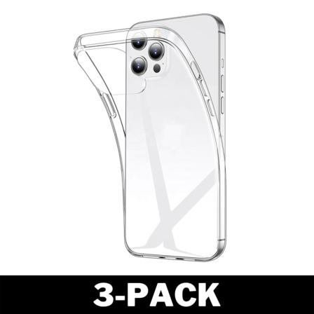 Genomskinligt Skal Iphone 13 Transparent Tpu 3-pack