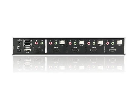 ATEN CubiQ CS1794 USB 2.0 HDMI KVMP Switch - KVM / lyd / USB-svitsj - 4 porter