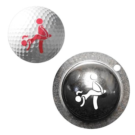 Golf Markør Skuffe Multifunktionel Humor Signal DIY Golf Streg Skriver til Golf Tilbehør