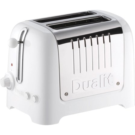 Dualit Lite Brødrister 2-skiver High Gloss Hvit - Kjøp kjøkkenmaskin hos Bakeren og Kokken