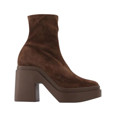 Clergerie Nina8 Laarzen , Bruin , Dames , Maat: 37 EU Enkellaarsjes