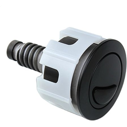 Toalett Spyleknapp, Toalettknapp Trykk - Rund Dobbel Trykknapp Toalett Spyleknapp | Kablet Kontroll Baderomstilbehør, Toalettknapp