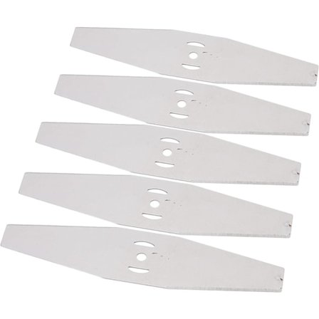 Gressklipperblad i metall, batteridrevet gressklipper reserveblad (5, metall)