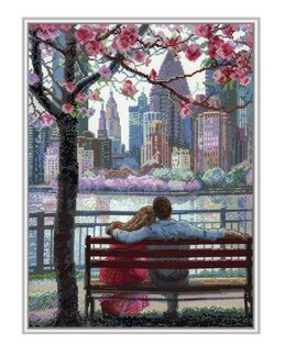 Stickpackung Bild New York in Blüte