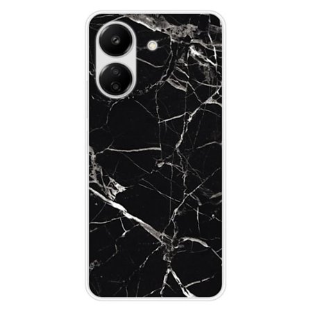 Siliconfodral - Kompatibel med Xiaomi Redmi 13C 4G - design i svart marmor