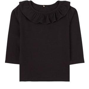 A Happy Brand Black Flounce Tee 98/104 cm - Tops - 98/104 cm - Black