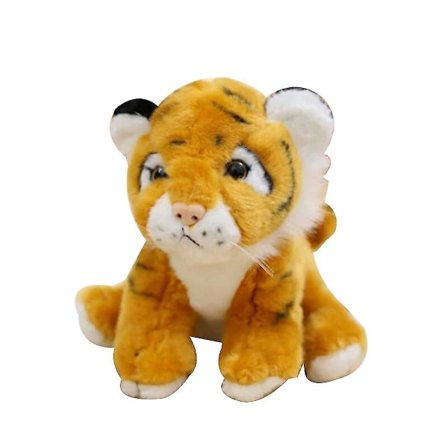 Tiikeri Eläin Pehmo Pehmo Täytetty Nukke Lelut Lastenpäivään (Keltainen)