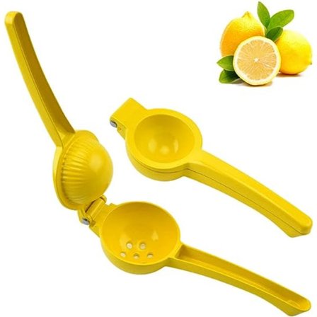 (Gul) Juicer - Metall Juicer - Manuell Juicer