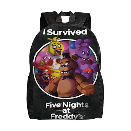 Unisex Five Nights at Freddy's Ryggsekker Skoleveske Bokveske Casual Daypack Ryggsekk