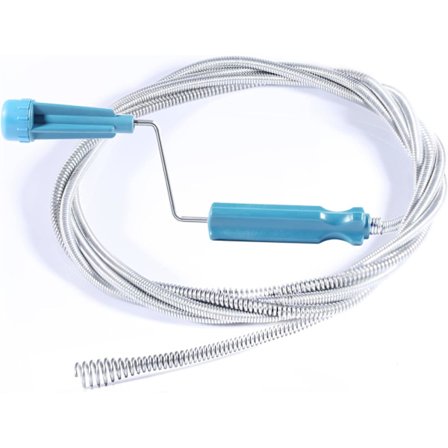 Rensspiral - 3 m x 6 mm - Avloppsrensare - Extra tunn - Spiral - Avloppsstopp
