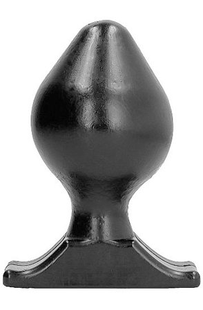 All Black Vinyl Anal Plug 16,5 cm - Woome.pl