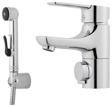 Mora 243097 Tvättställsblandare sidodusch, diskmaskinsavstängning, Badrum