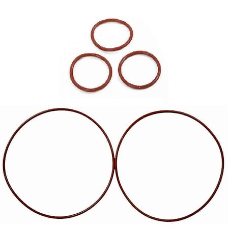 5 st Silikon O-ringar för Sidoborste Lidar för Neato Botvac Lidar O-ring Gummiband för 65 70 75e 75 80 85 D75 D80 D85 Delar