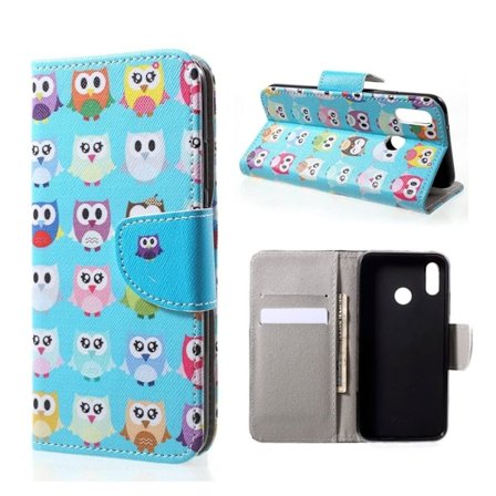 Huawei P20 Lite persoonallinen suojakotelo - Pöllökuvio