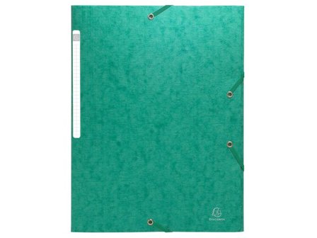 Exacompta Gummibandsmapp 3-klaff A4 grön - Lyreco - Kontorsmaterial - Mappar och plastfickor - Gummibandsmappar 3-klaff - Kartong