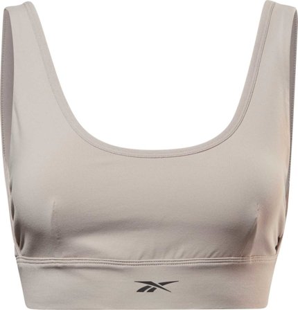 Reebok Women's Studio Reebok Stripped Minimalist Bra Women undergarment Grey XS