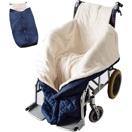 ING Kørestols tæppe - fodovertræk - kørestols fodovertræk - blå