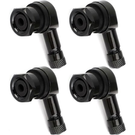 4 stk. Motorcykel Vinkelventil Aluminium Vinkelventil 90 Graders Dækventil Adapter Ventilforlænger Adapter