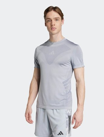 adidas Performance Gym+ Sml Tee - Grey - XL