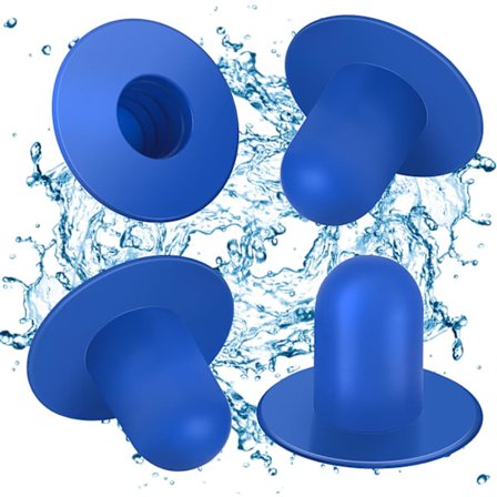 4-pakning med reservedeler for svømmebassengveggplugg - kompatibel med Intex og Bestway