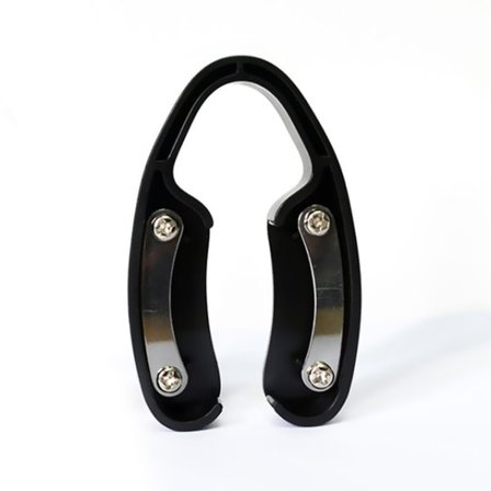 Vinflaskefolie Skærer Gummibelagt ABS-Krop med 2-Bladsystem i Rustfrit Stål Sort/Hvid Vinflaske Folie Skærer 1 stk Sort