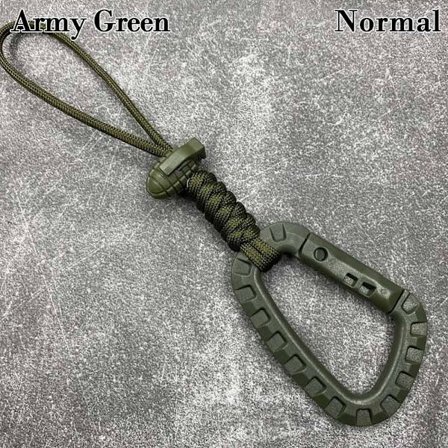 Fäst quickdraw Shackle Karbinhake Clip ARMY GREEN NORMAL NORMAL