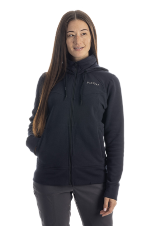 Hoodie Klim Basin Damen Schwarz XL