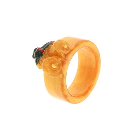 Santa Älg Snowman Xmas Tree Christmas Resin Ring E Cartoon Ring