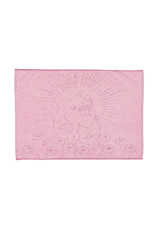 Arabia Mumin badrumsmatta 50x70 Förälskade Badrumsmattor Rosa cm