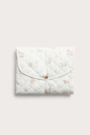 Newbie | Mønstret sammenleggbar stellematte | Offwhite