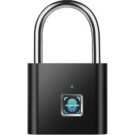 IC CNE Fingeravtryks Hænglås Smart Fingeravtrykslås, USB Cha