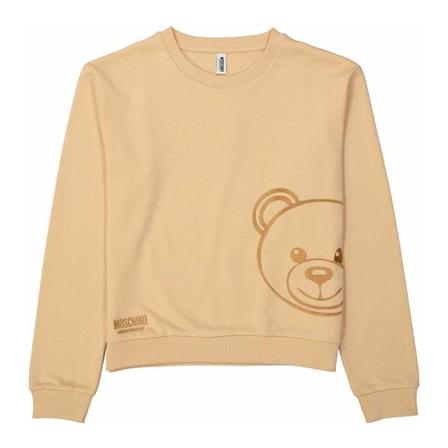Moschino Sweatshirts beige, Dam, Dam, Storlek: S