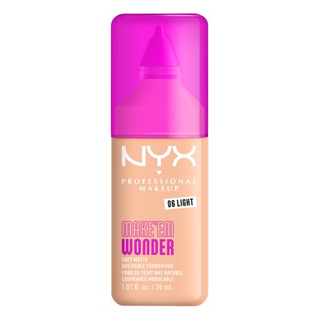 Nyx Professional MakeUp Make 'Em Wonder Foundation 06 Light 30ml - Fondotinta liquido