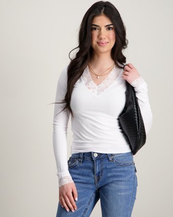RYVLS Olivia Lace Top Hvid Toppe/Bluser Pige - Kids Brand Store