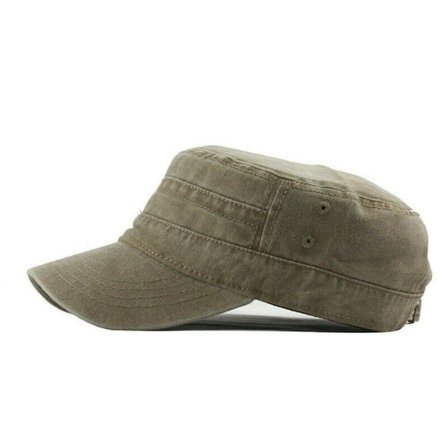 Miesten Naisten Camouflage Army Hat Camo Military Cadet Combat -lippis khaki