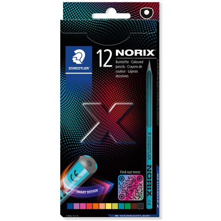 Staedtler Fargeblyanter Norix 12-pakning
