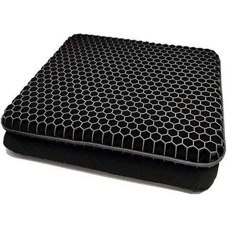 Hengittävä geelityyny, anti-decubitus ortopedinen liukumattomalla päällisellä, musta kodin huonekalu < Vuodevaatteet