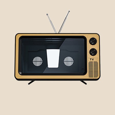 Mobiltelefon Skjermforstørrer 3D Video Forstørrer - Et Kreativt Retro TV Ornament for Å Se TV-Serier og Maratontitting