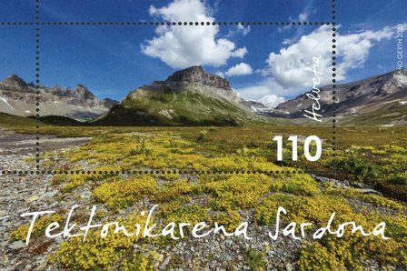 Schweiz - Schweizisk landskab Sardona - Postfrisk miniark