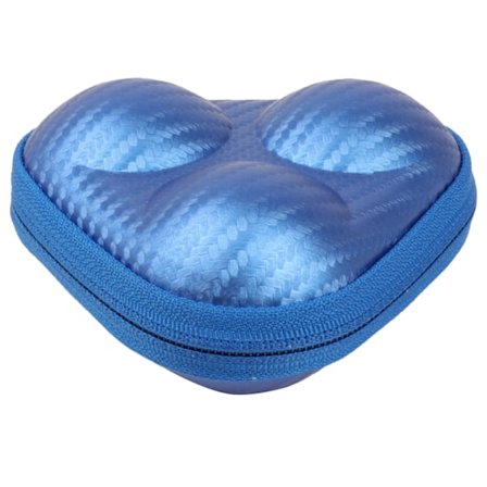 Eksklusiv bordtennisboksbeholder 3 pingpongballer Oppbevaring for etui Må-ha-artikkel for idrettsutøvere Utendørs innendørs sport Blå 0,05