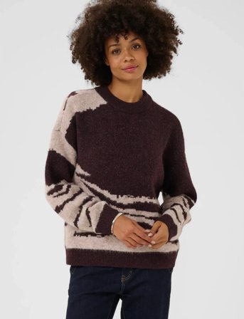 Culture Cuzinna Pullover - Brown - M/L