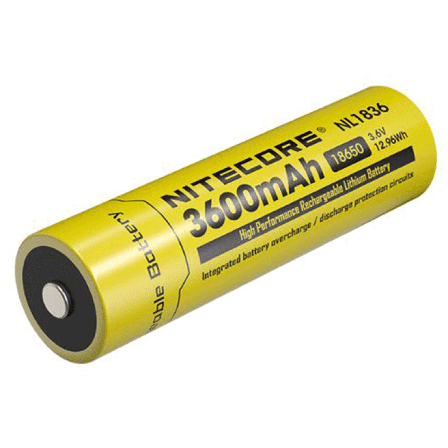 Nitecore NL1836 Yellow