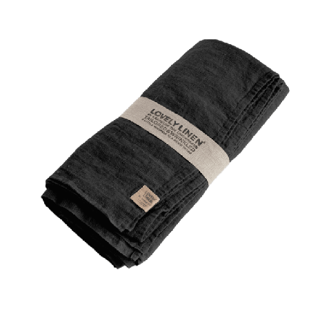 Lovely Linen Duk I Tvättat Lin Bordstextil Unisex Grå 145x250 cm