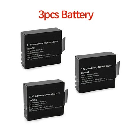 3,7V 900mAh Li-ion genopladeligt batteri til SJCAM SJ4000 WiFi SJ5000 WiFi SJ6000 SJ7000 WIFi M10 SJ5000x Sport Action Camera DV