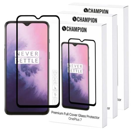 3-pack Oneplus 7 Skärmskydd Heltäckande - Curved Transparent